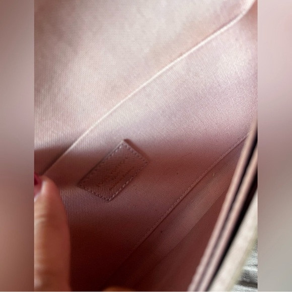 LV Damier Azur Felicie Crossbody Pouchette - Picture 5 of 10